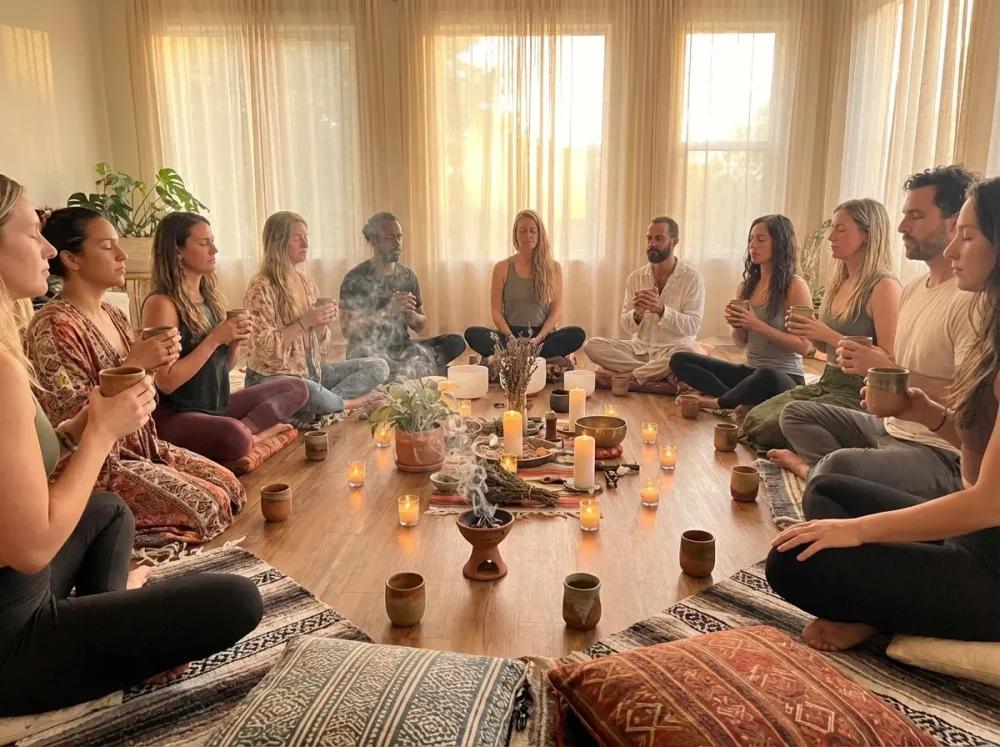 Ceremony with Ceremonail Cacao