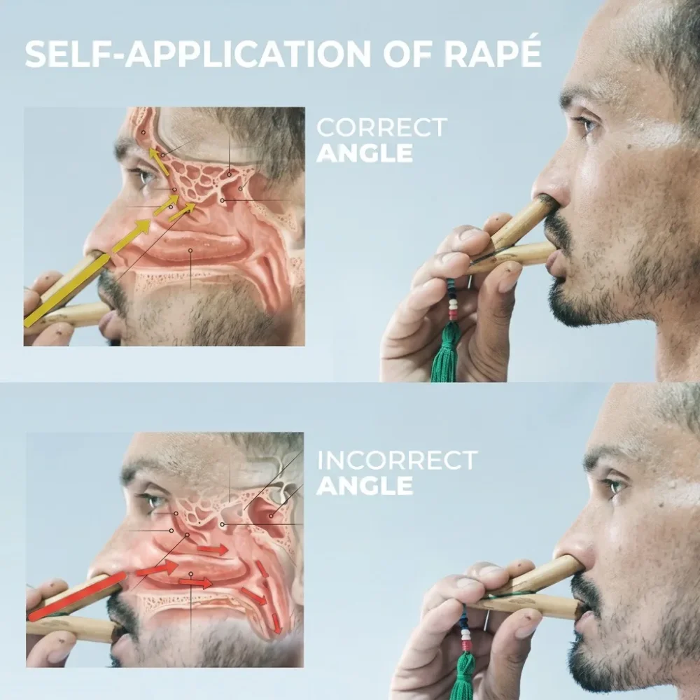 How to blow Rapé right