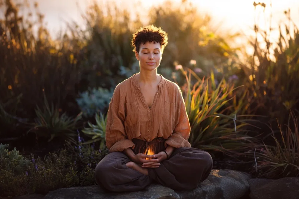 Meditation woman