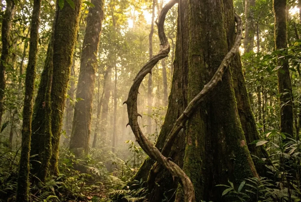 Amazon jungle rainforest tree